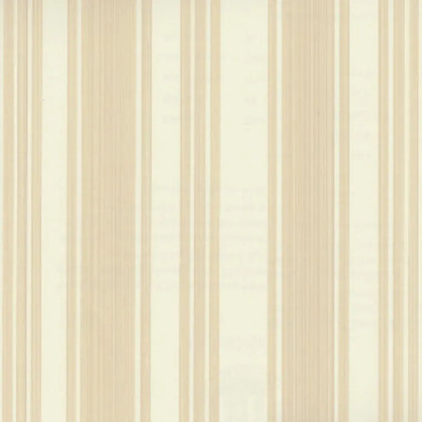 Closeup of a wallpaper showing its Cream, Neutrals, Stripes, Two-tone pattern, color, and subtle texture.