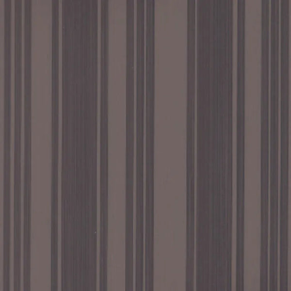 Closeup of a wallpaper showing its Brown, Stripes, Two-tone pattern, color, and subtle texture.