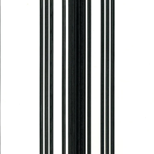 Closeup of a wallpaper showing its Monochrome, Stripes, Two-tone pattern, color, and subtle texture.