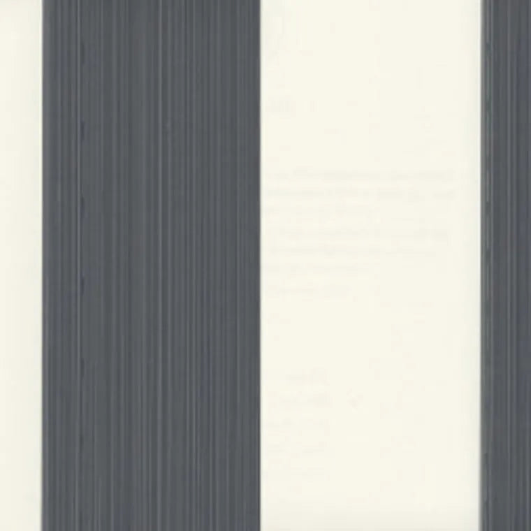 Closeup of a wallpaper showing its Contemporary, Monochrome, Stripes, Two-tone pattern, color, and subtle texture.