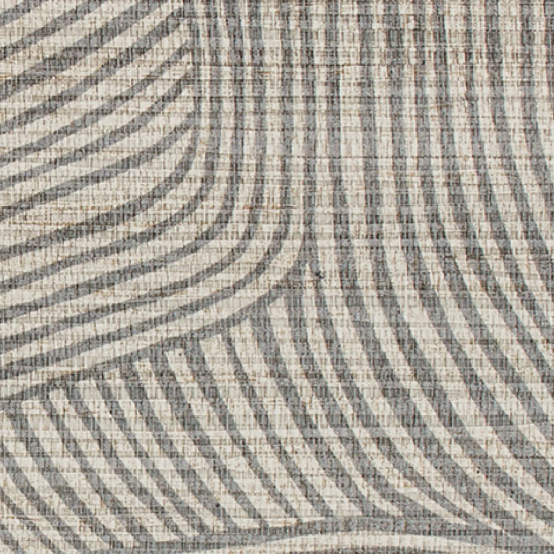 Closeup of a wallpaper showing its Contemporary, Neutrals, Waves pattern, color, and texture.