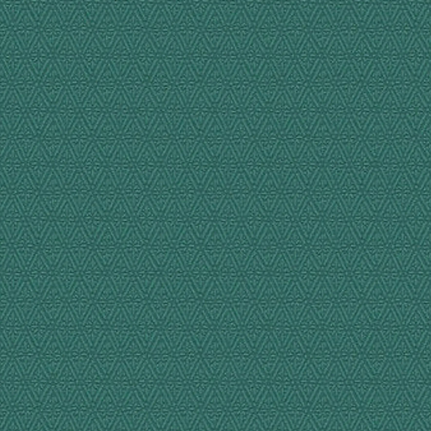 Closeup of a wallpaper showing its Contemporary, Geometric, Green, Plain pattern, color, and subtle texture.