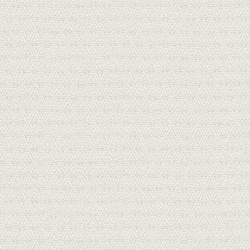 Closeup of a wallpaper showing its Contemporary, Geometric, Monochrome, Plain, White pattern, color, and subtle texture.