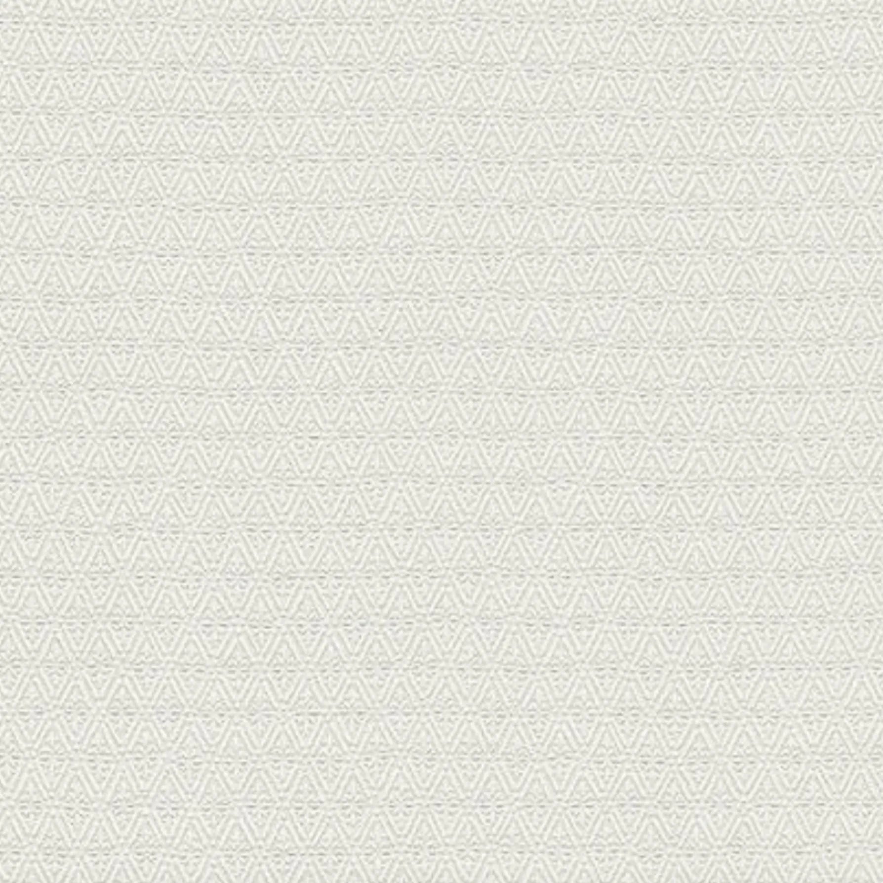 Closeup of a wallpaper showing its Contemporary, Geometric, Monochrome, Plain, White pattern, color, and subtle texture.