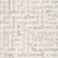 Closeup of a wallpaper showing its Contemporary, Geometric, Neutrals pattern, color, and subtle texture.