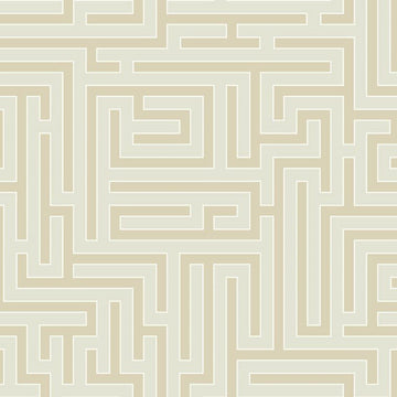 Closeup of a wallpaper showing its Cream, Geometric, Greek, Neutrals pattern, color, and subtle texture.