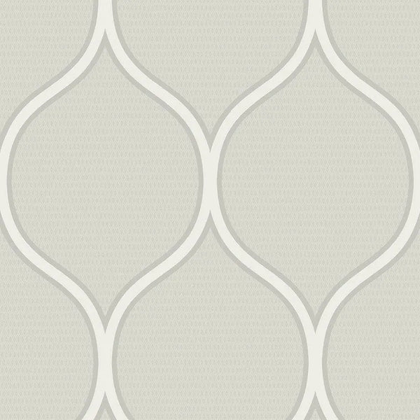 Closeup of a wallpaper showing its Contemporary, Monochrome pattern, color, and subtle texture.