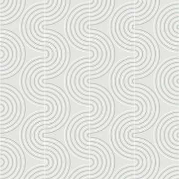 Closeup of a wallpaper showing its Contemporary, Monochrome, Unicolour, Waves pattern, color, and subtle texture.