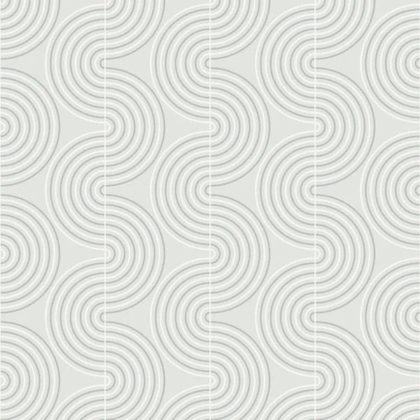 Closeup of a wallpaper showing its Contemporary, Monochrome, Unicolour, Waves pattern, color, and subtle texture.