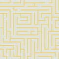 Closeup of a wallpaper showing its Geometric, Gold, Greek pattern, color, and subtle texture.