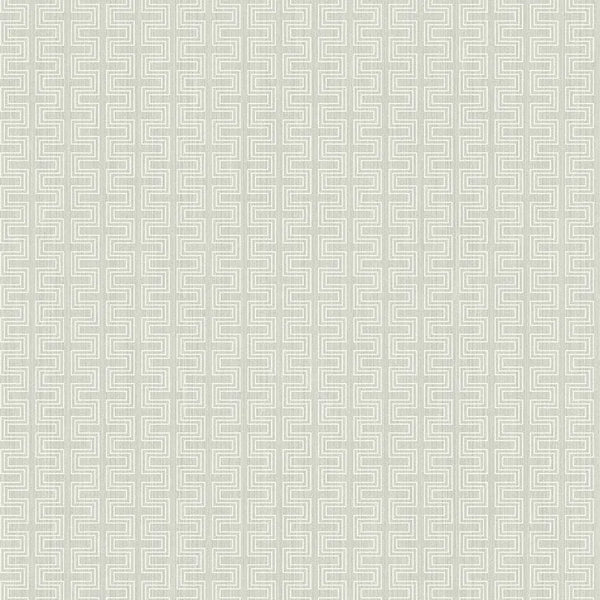 Closeup of a wallpaper showing its Geometric, Greek, Neutrals, Unicolour pattern, color, and subtle texture.