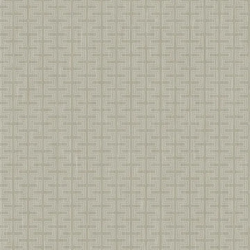 Closeup of a wallpaper showing its Geometric, Greek, Neutrals, Unicolour pattern, color, and subtle texture.