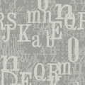 Closeup of a wallpaper showing its Contemporary, Monochrome pattern, color, and subtle texture.