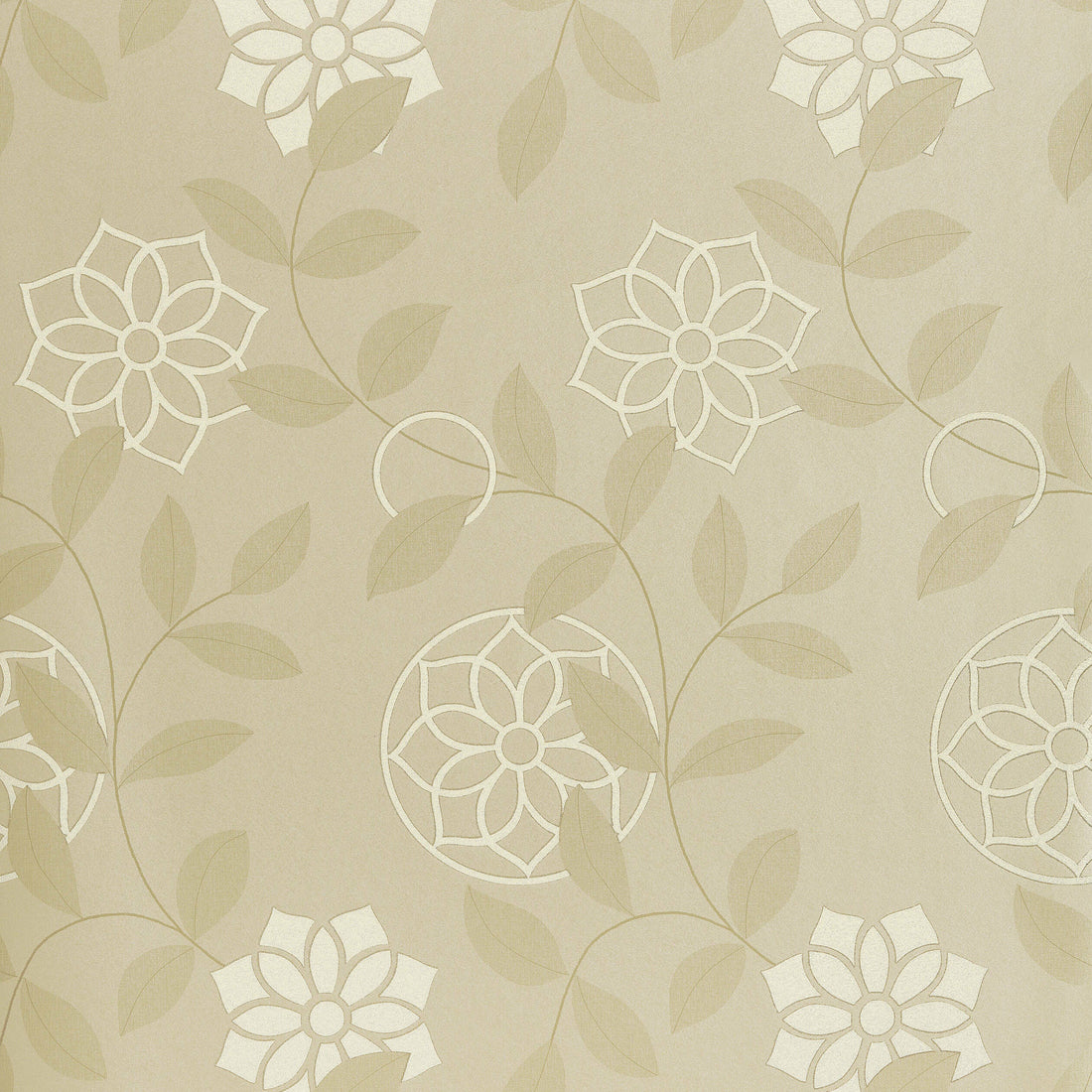 Anna French Barafundle Metallic Champagne AT1405 beaded trailing floral wallpaper sample