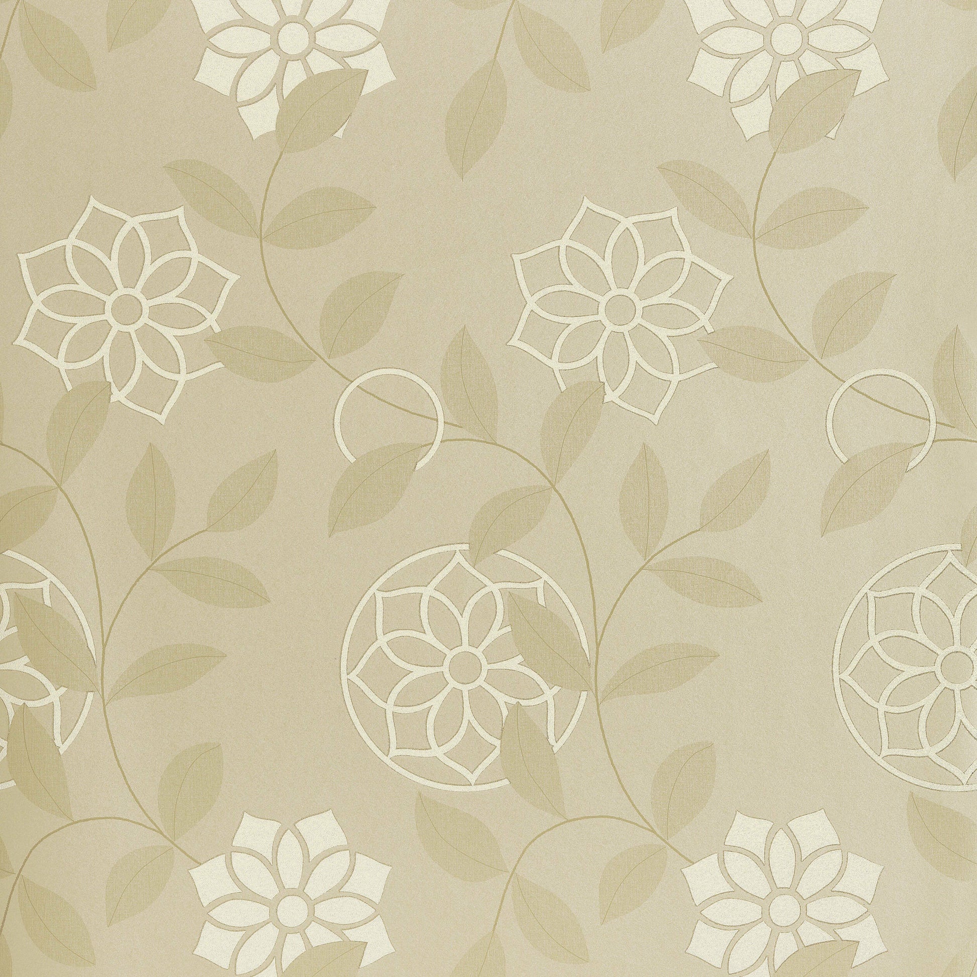 Anna French Barafundle Metallic Champagne AT1405 beaded trailing floral wallpaper sample