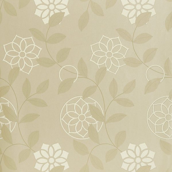 Anna French Barafundle Metallic Champagne AT1405 beaded trailing floral wallpaper sample