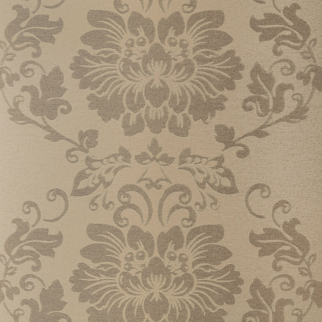Anna French St. Germain Taupe AT1458 damask wallpaper close-up
