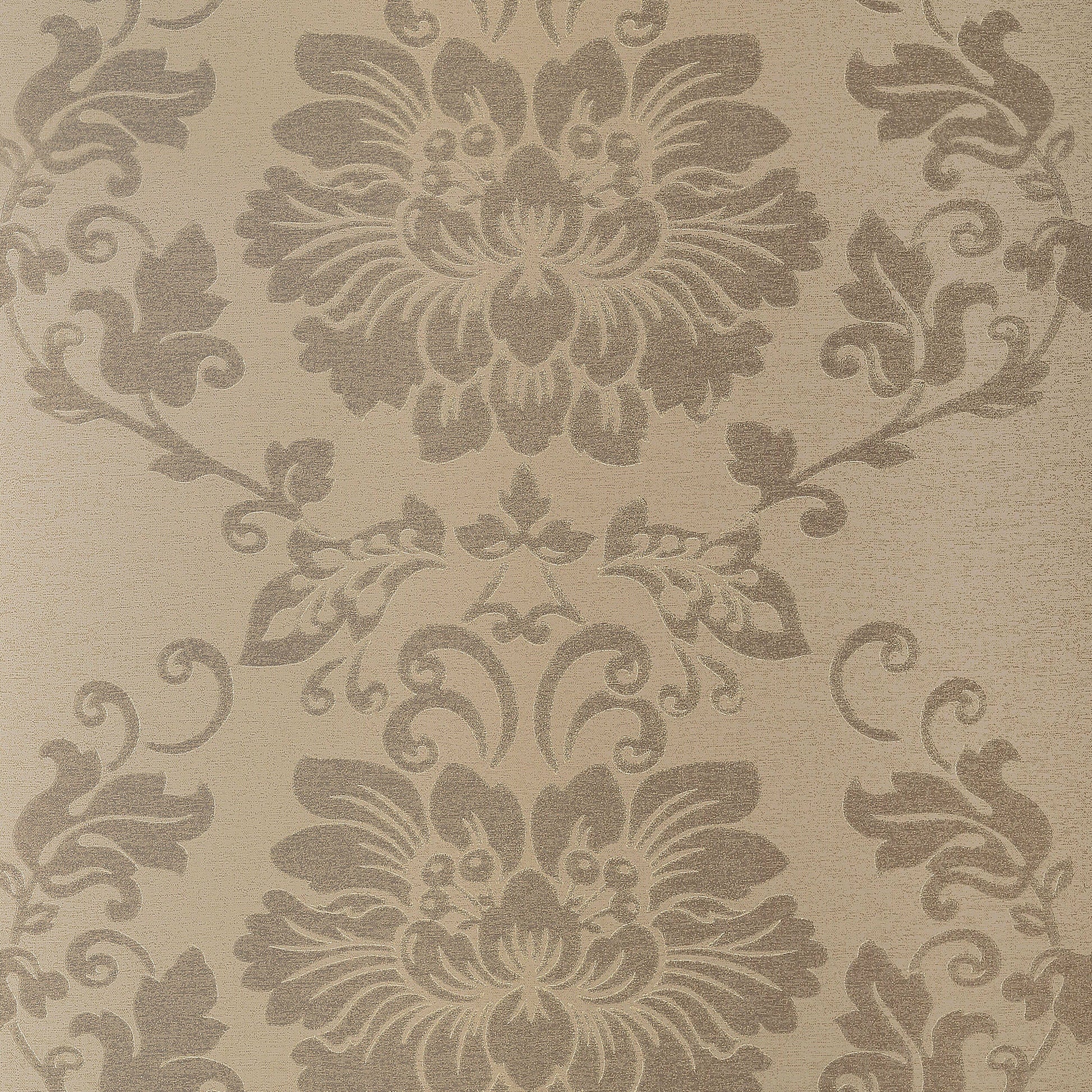 Anna French St. Germain Taupe AT1458 damask wallpaper close-up