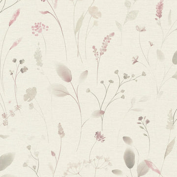 AS Creation Cosiness 792401 green grey pink blossom floral nonwoven wallpaper