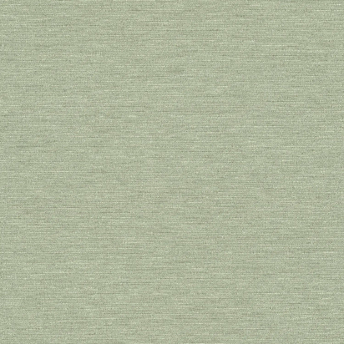 AS Creation Cosiness 792431 solid green wallpaper with a subtle fine woven texture wallpaper on a bedroom feature wall.