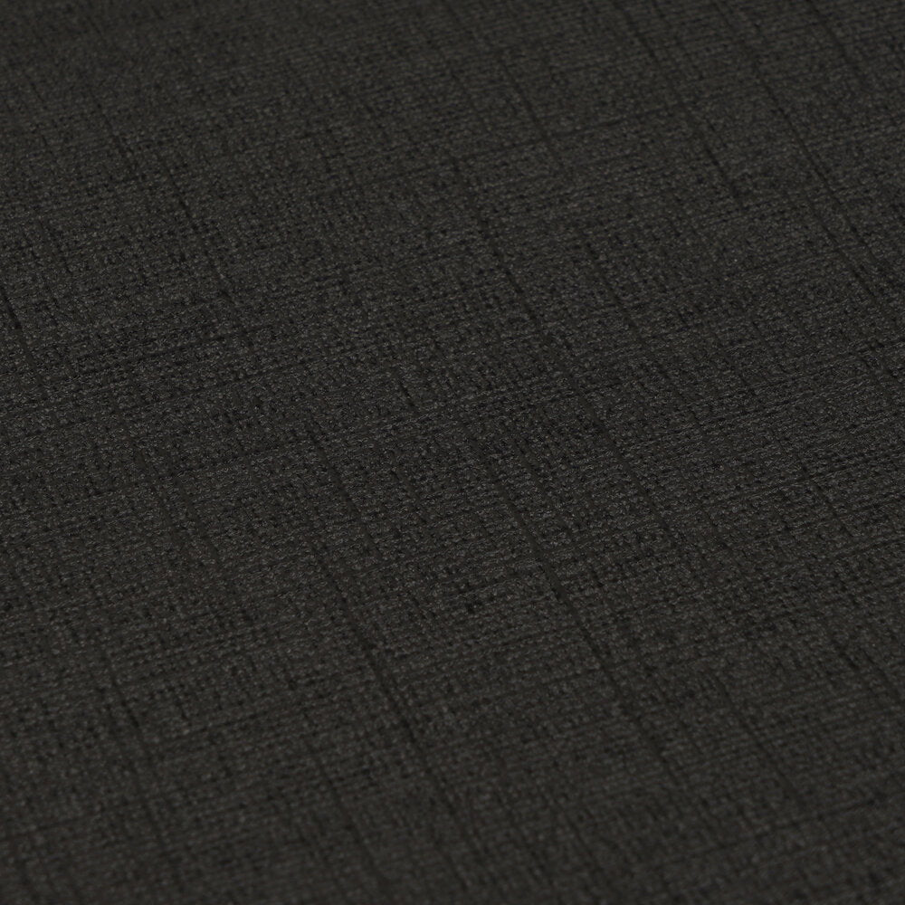 AS Creation Cosiness 792432 close up of Black wallpaper showing a subtle crosshatch texture.