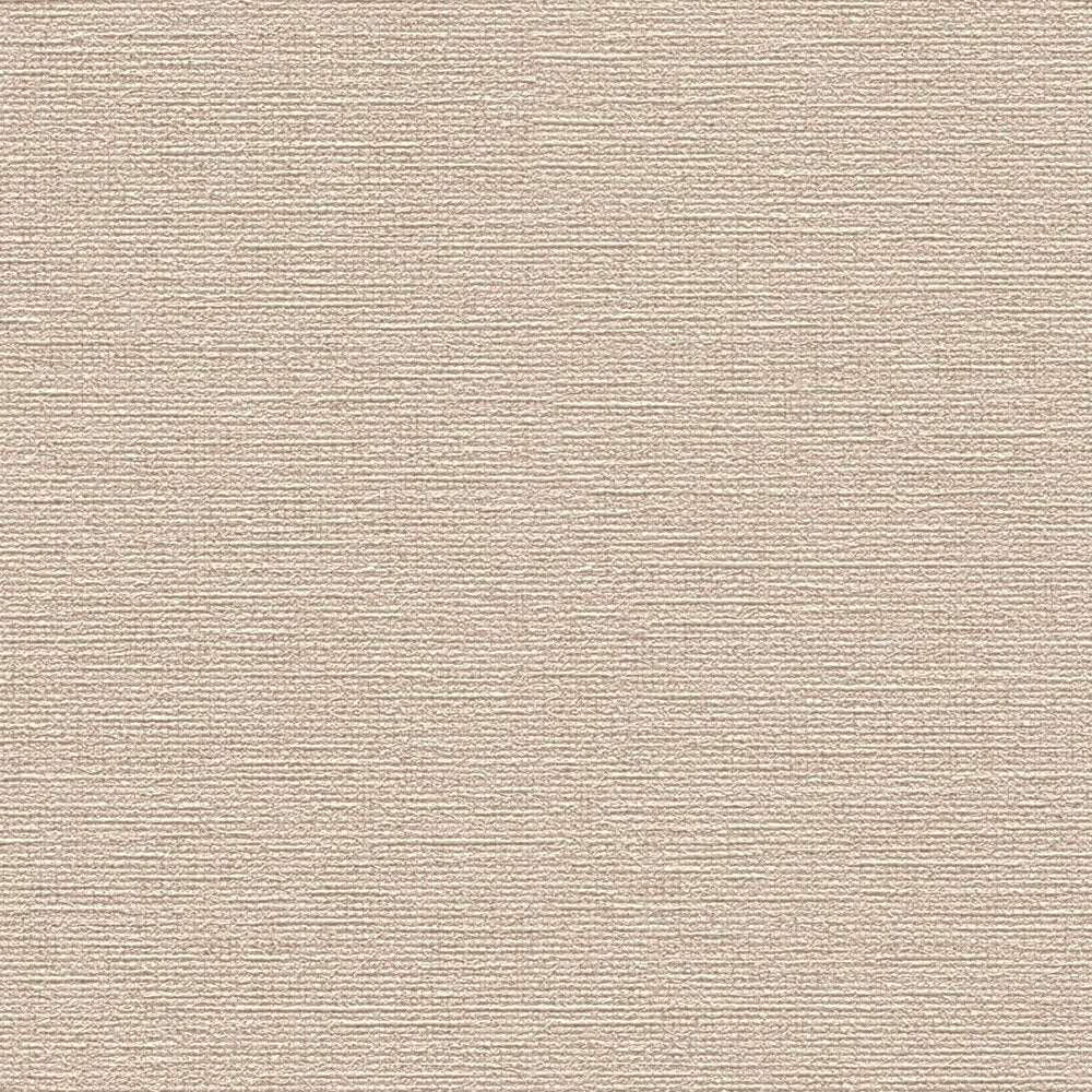 AS Creation Cosiness 792435 wallpaper swatch showing fine horizontal ribbed lines in Beige, Brown.