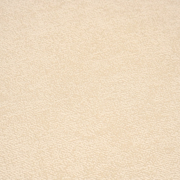 AS Creation Cosiness 792843 close up of wallpaper showing a subtle small scale textured pattern in Beige, Brown, and Cream.