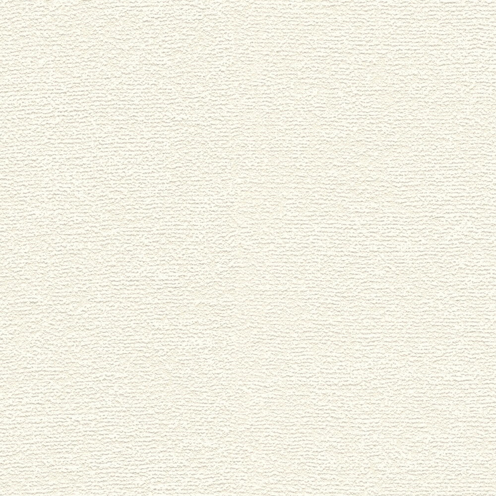 AS Creation Cosiness 792844 cream wallpaper with a subtle irregular ripple texture shown in a close up swatch.