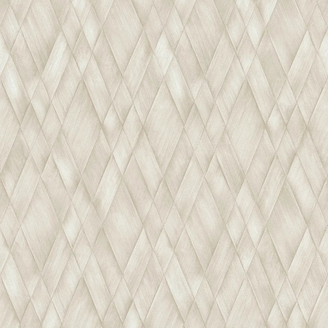 AS Creation Cosiness 793132 grey and white geometric diamond wallpaper with a subtle woven effect, matte and slightly structured