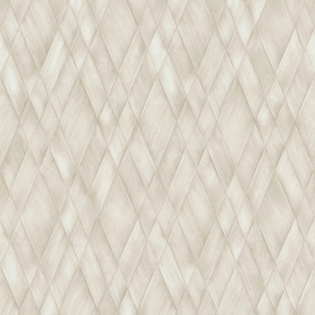 AS Creation Cosiness 793132 grey and white geometric diamond wallpaper with a subtle woven effect, matte and slightly structured