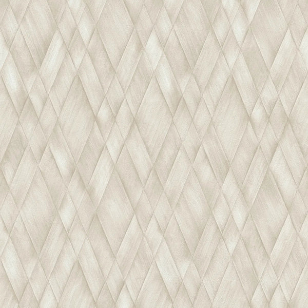 AS Creation Cosiness 793132 grey and white geometric diamond wallpaper with a subtle woven effect, matte and slightly structured