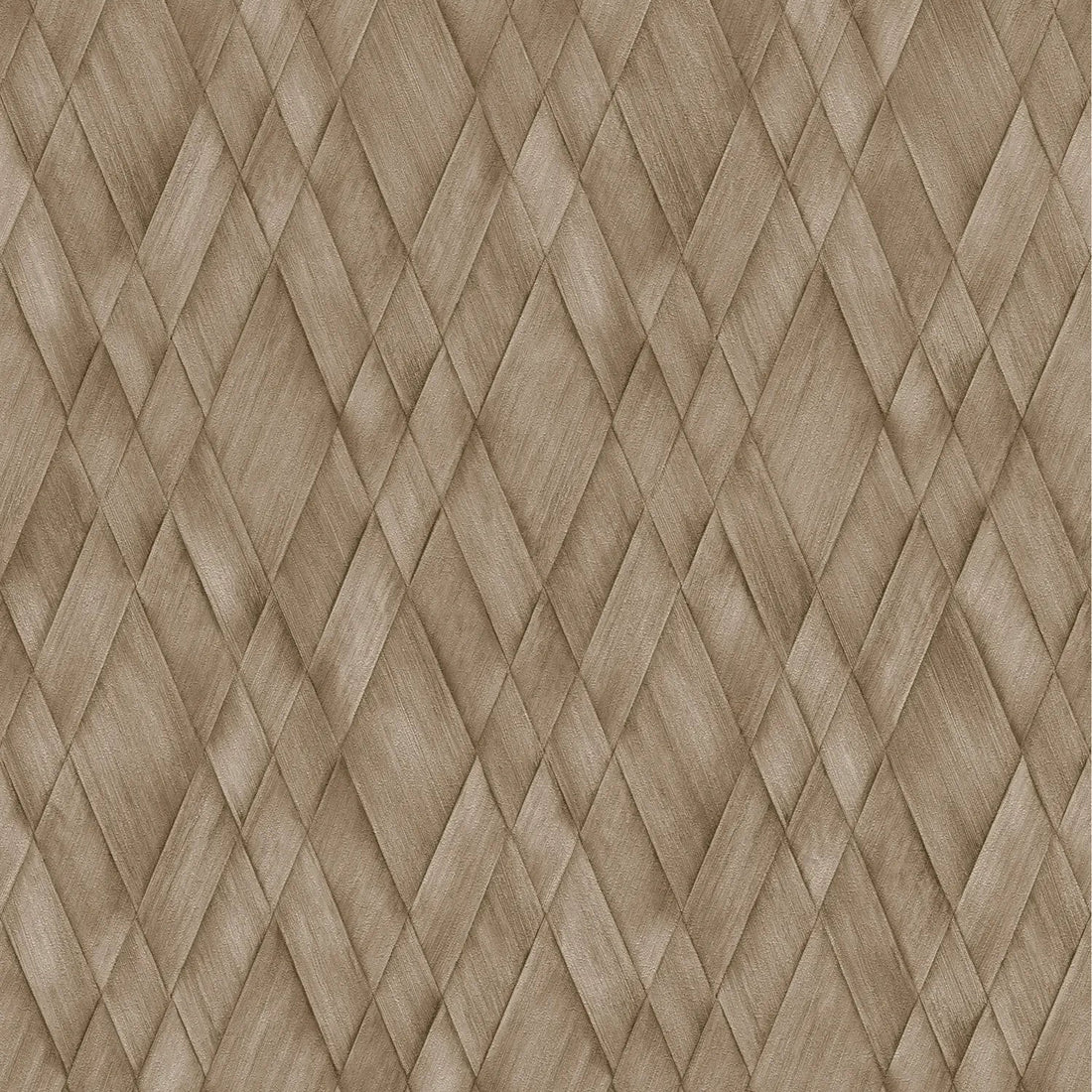 AS Creation Cosiness 793134 warm brown diamond woven effect wallpaper, matte and slightly structured.