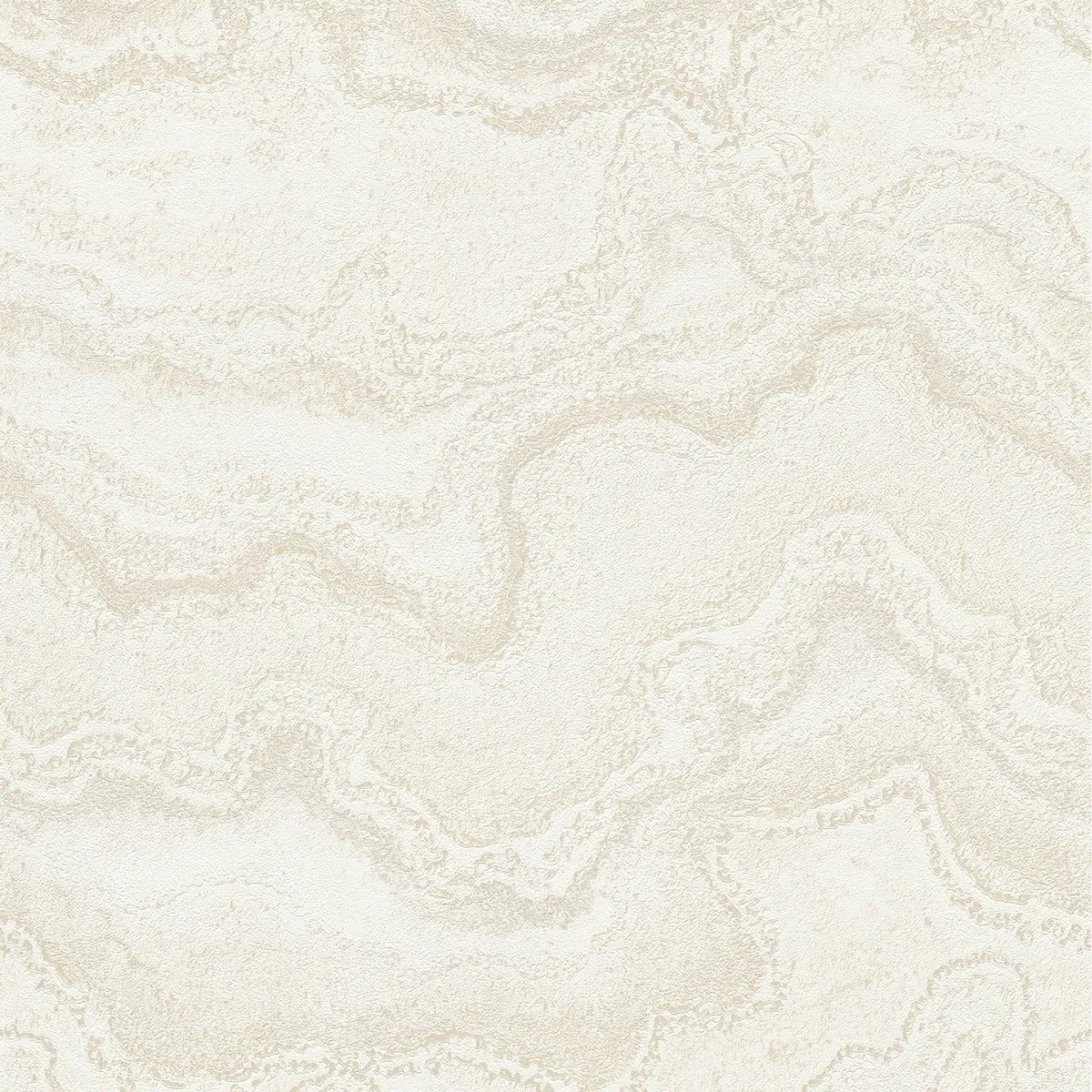 AS Creation Cosiness 793164 white wallpaper with subtle metallic abstract stone texture