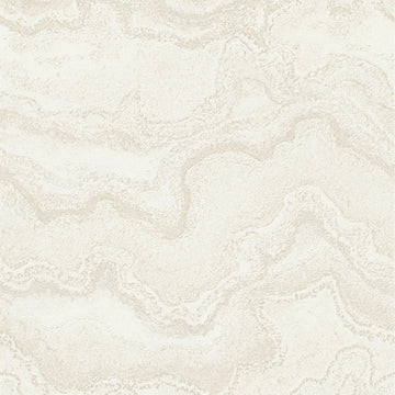 AS Creation Cosiness 793164 white wallpaper with subtle metallic abstract stone texture