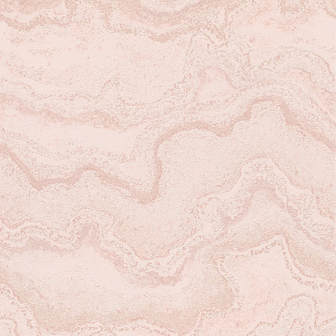 AS Creation Cosiness 793165 metallic pink abstract stone look nonwoven wallpaper with a glossy structured finish