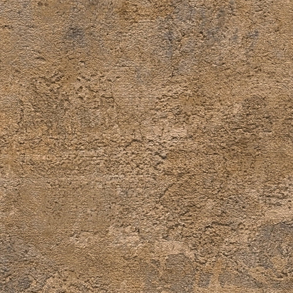 AS Creation Cosiness 793182 close up of wallpaper showing a textured stone effect pattern in Brown, Metallic, and Orange.