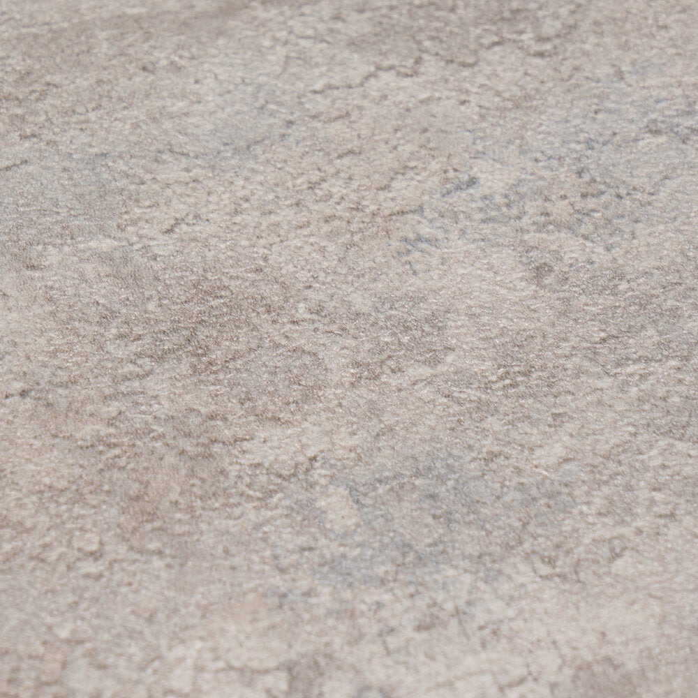 AS Creation Cosiness 793185 close up of Grey, Metallic wallpaper with a mottled, stone like pattern.