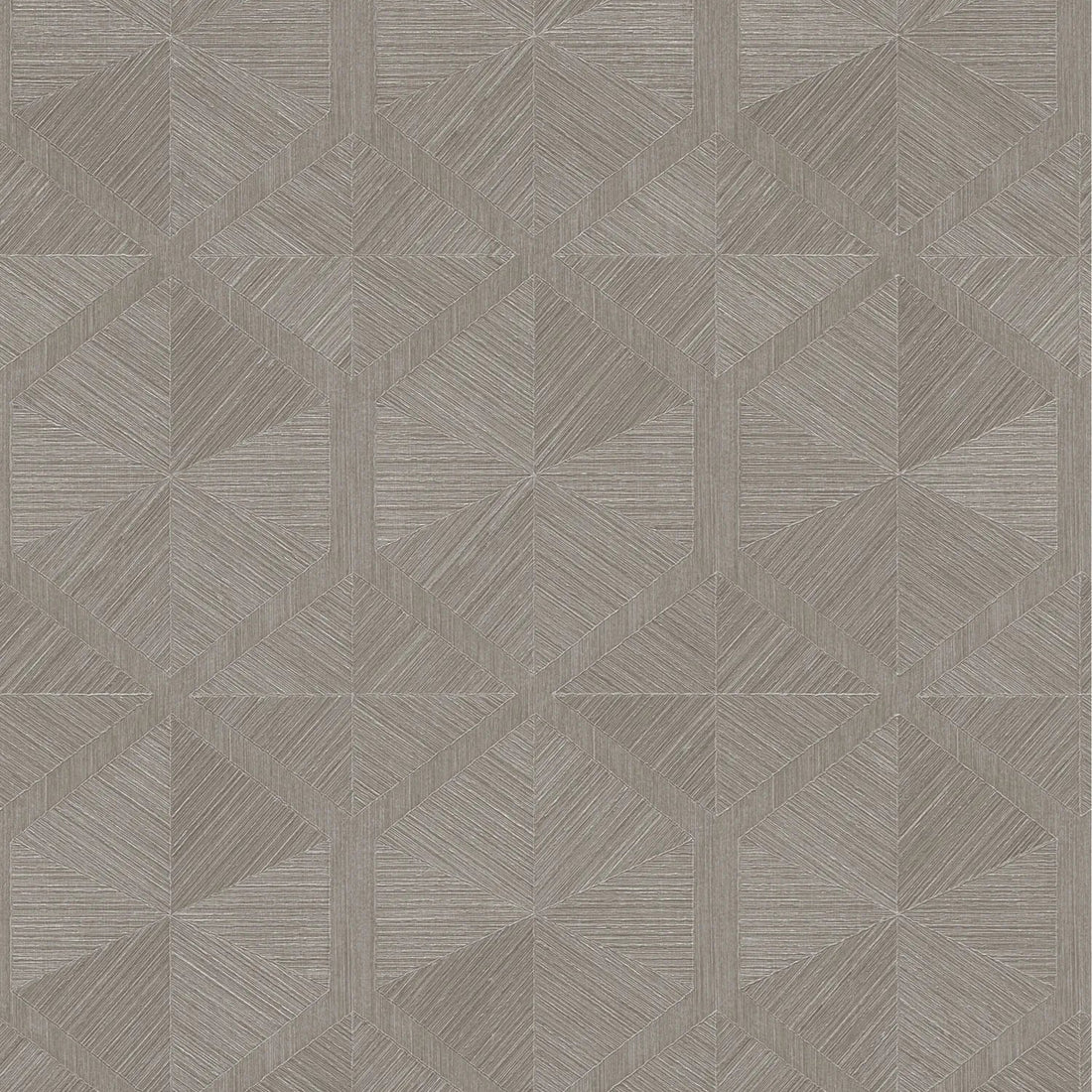 AS Creation Cosiness 793194 grey metallic geometric diamond wallpaper with embossed linear texture