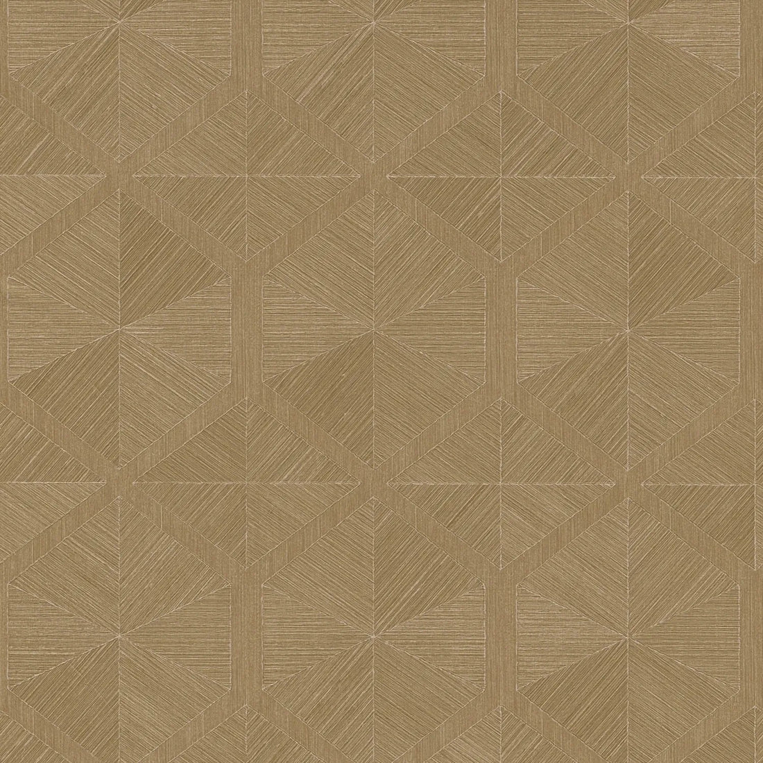 AS Creation Cosiness 793195 geometric diamond wallpaper in warm beige and brown with subtle gloss and embossed texture