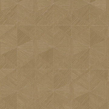 AS Creation Cosiness 793195 geometric diamond wallpaper in warm beige and brown with subtle gloss and embossed texture