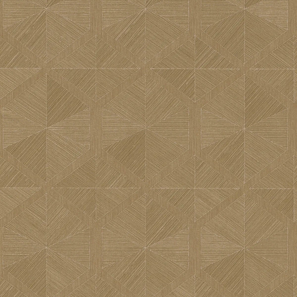 AS Creation Cosiness 793195 geometric diamond wallpaper in warm beige and brown with subtle gloss and embossed texture