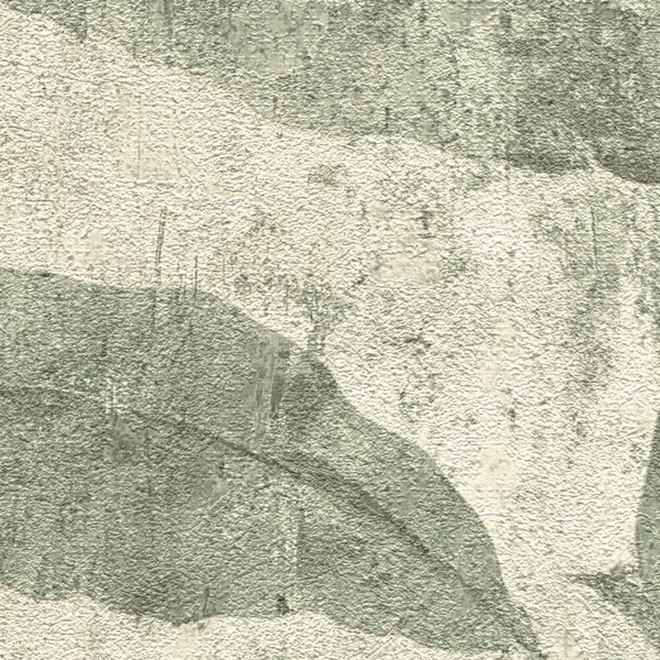 AS Creation Cosiness 793202 close up of textured abstract shapes wallpaper in Cream and Green.