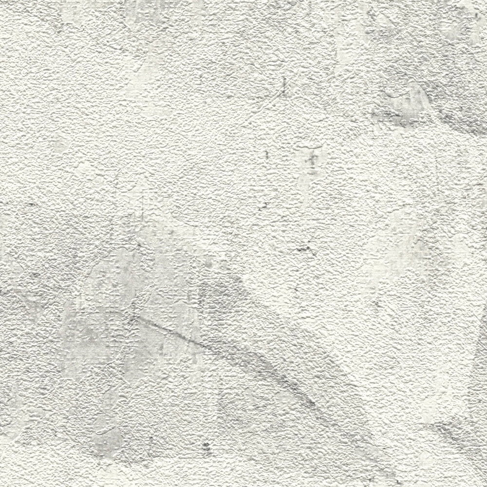 AS Creation Cosiness 793203 close up of Grey wallpaper with a textured plaster effect.