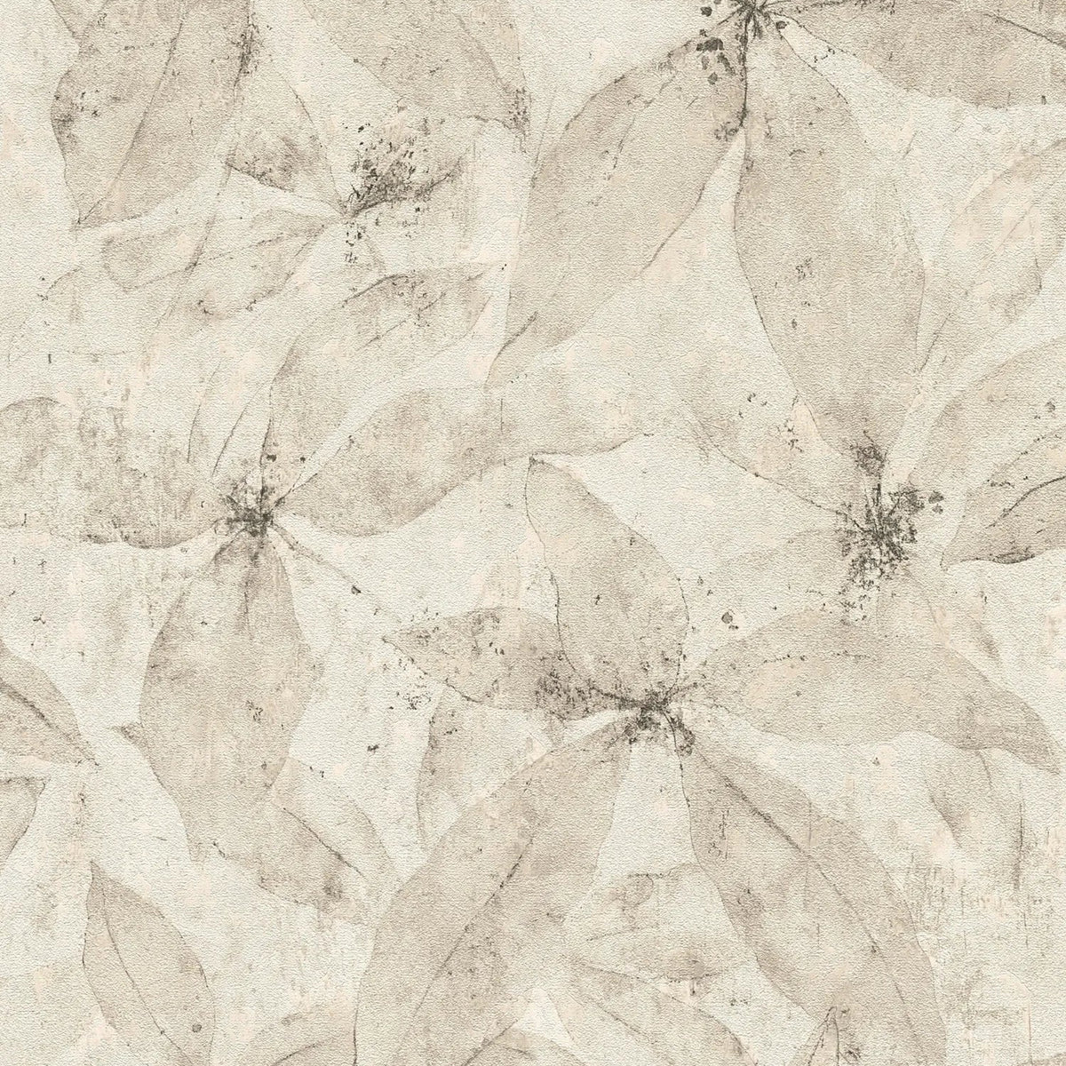 AS Creation Cosiness 793204 beige and cream leafy botanical wallpaper with a matte, slightly structured finish.