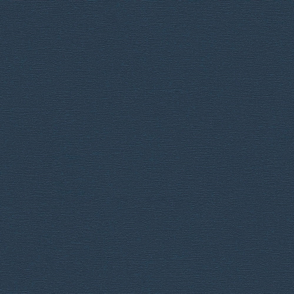 AS Creation French Affair 356536 blue textured wallpaper shown in a close up with fine horizontal striations.