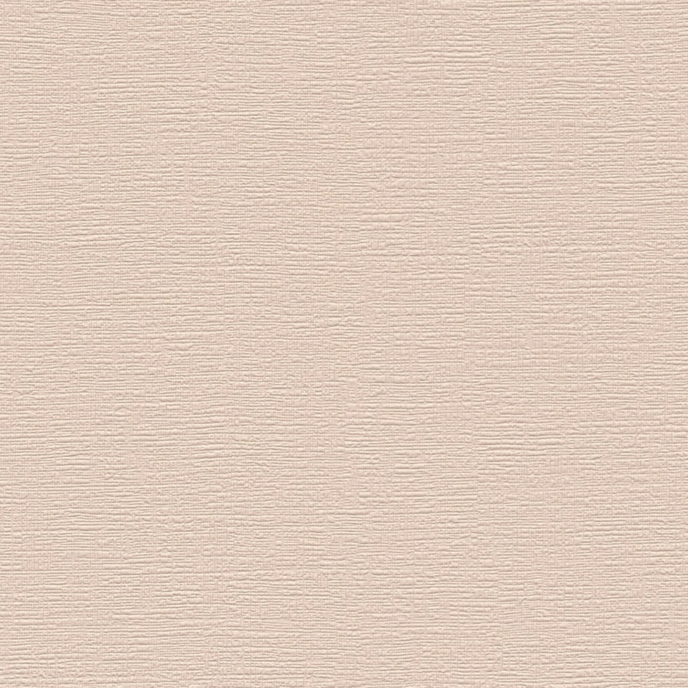 AS Creation French Affair 395757 close up of textured wallpaper showing fine horizontal striations in Beige, Cream.