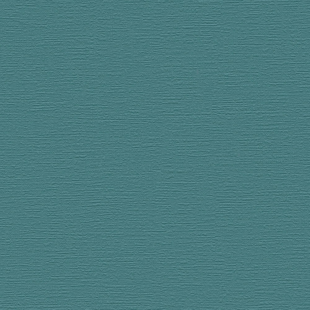 AS Creation French Affair 395764 close up of textured wallpaper with horizontal striations in Blue and Green.