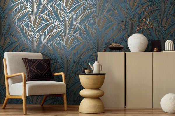 AS Creation French Affair 399335 wallpaper shown in a styled detail.