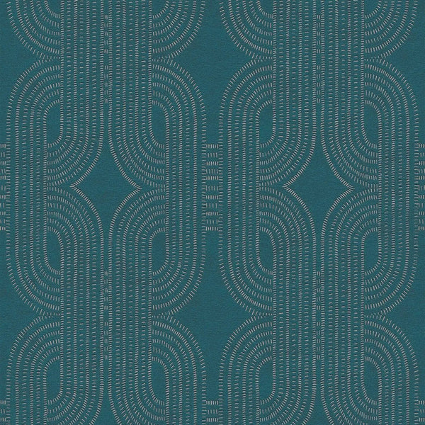 AS Creation French Affair 399373 geometric trellis embossed nonwoven wallpaper