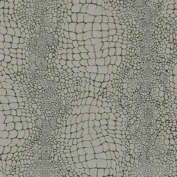 Erismann Cameo 10529-11 wallpaper with abstract pebble pattern in cool taupe.